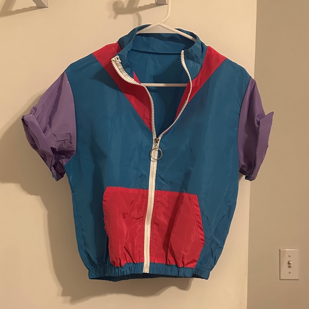 Colorful Windbreaker Jacket